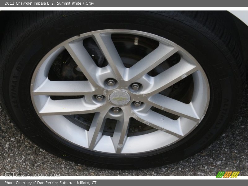 Summit White / Gray 2012 Chevrolet Impala LTZ