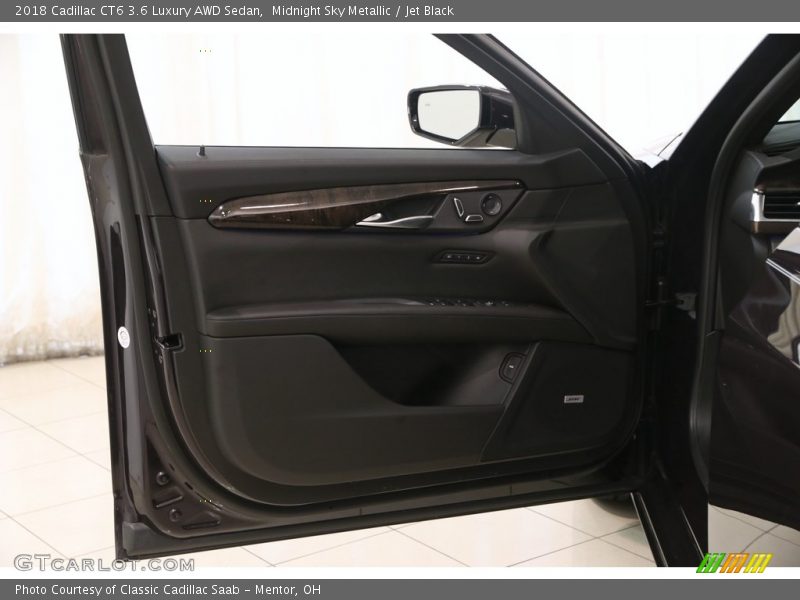 Midnight Sky Metallic / Jet Black 2018 Cadillac CT6 3.6 Luxury AWD Sedan
