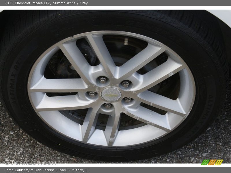 Summit White / Gray 2012 Chevrolet Impala LTZ