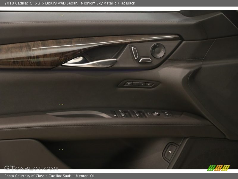 Midnight Sky Metallic / Jet Black 2018 Cadillac CT6 3.6 Luxury AWD Sedan