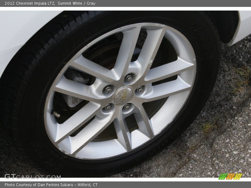 Summit White / Gray 2012 Chevrolet Impala LTZ