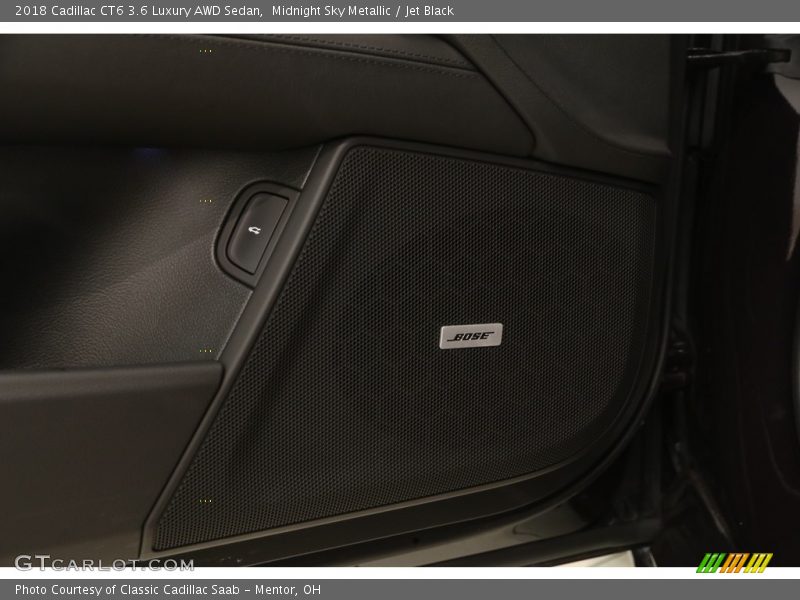Midnight Sky Metallic / Jet Black 2018 Cadillac CT6 3.6 Luxury AWD Sedan