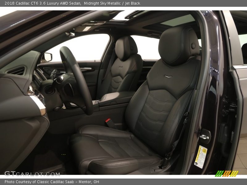 Midnight Sky Metallic / Jet Black 2018 Cadillac CT6 3.6 Luxury AWD Sedan