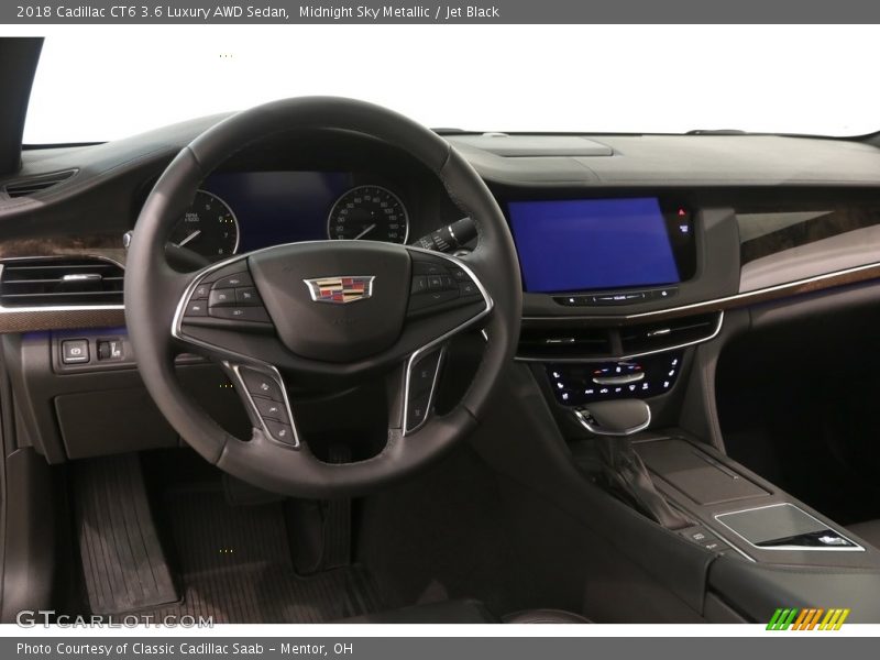 Midnight Sky Metallic / Jet Black 2018 Cadillac CT6 3.6 Luxury AWD Sedan