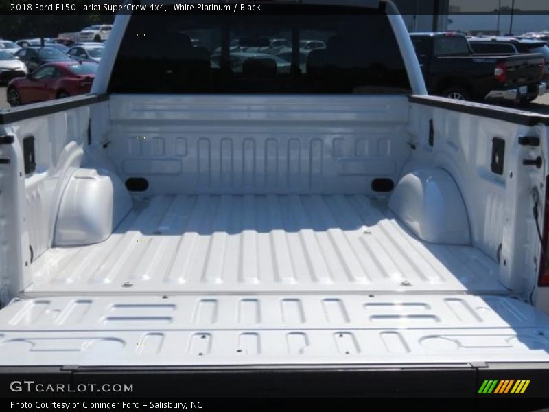 White Platinum / Black 2018 Ford F150 Lariat SuperCrew 4x4