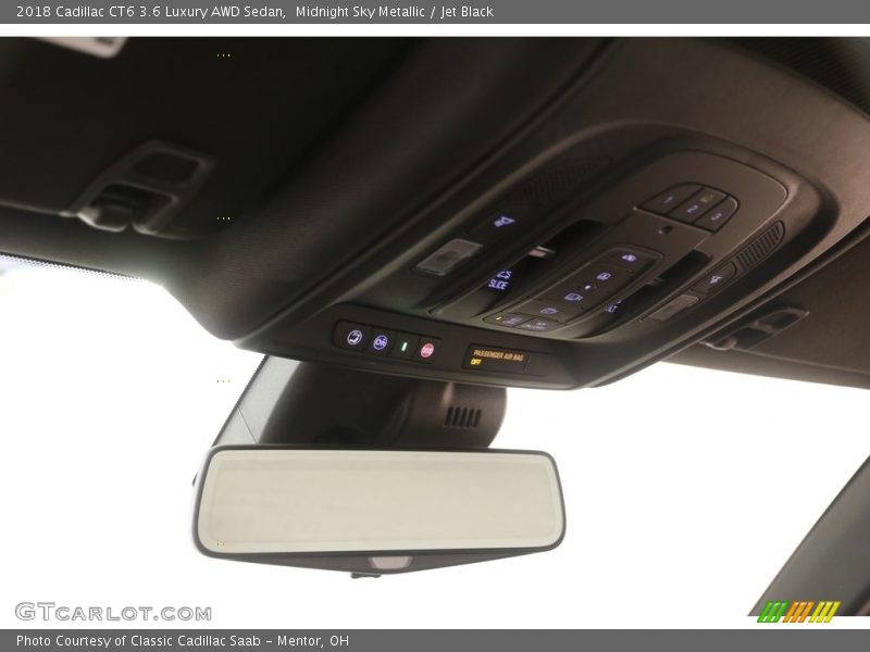 Midnight Sky Metallic / Jet Black 2018 Cadillac CT6 3.6 Luxury AWD Sedan