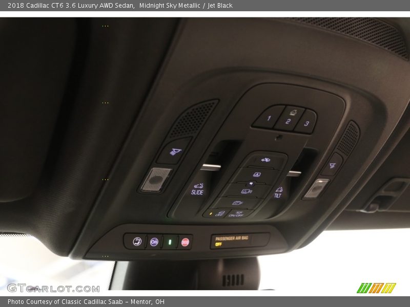 Midnight Sky Metallic / Jet Black 2018 Cadillac CT6 3.6 Luxury AWD Sedan