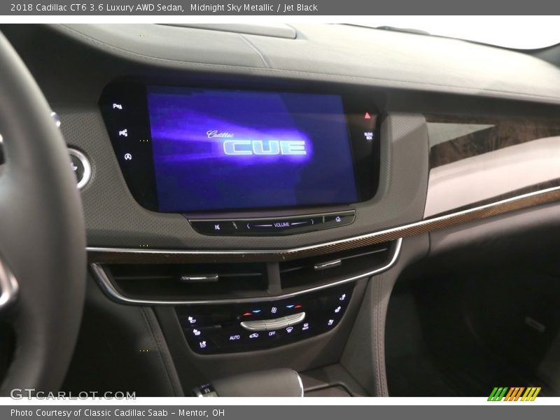 Midnight Sky Metallic / Jet Black 2018 Cadillac CT6 3.6 Luxury AWD Sedan