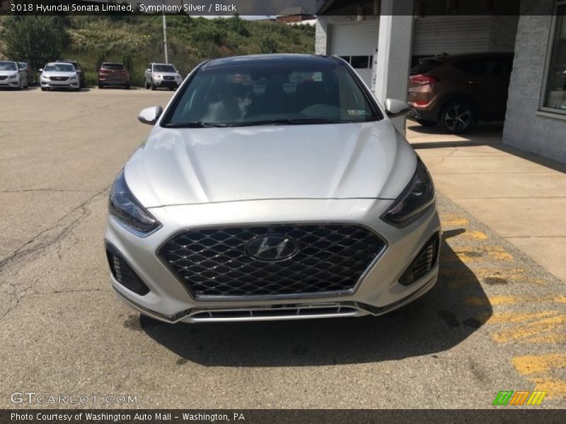 Symphony Silver / Black 2018 Hyundai Sonata Limited