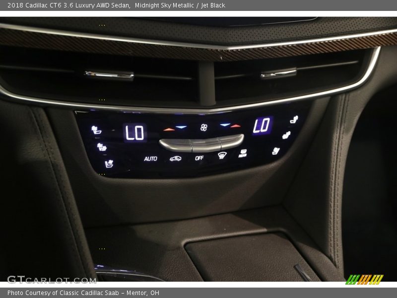Midnight Sky Metallic / Jet Black 2018 Cadillac CT6 3.6 Luxury AWD Sedan