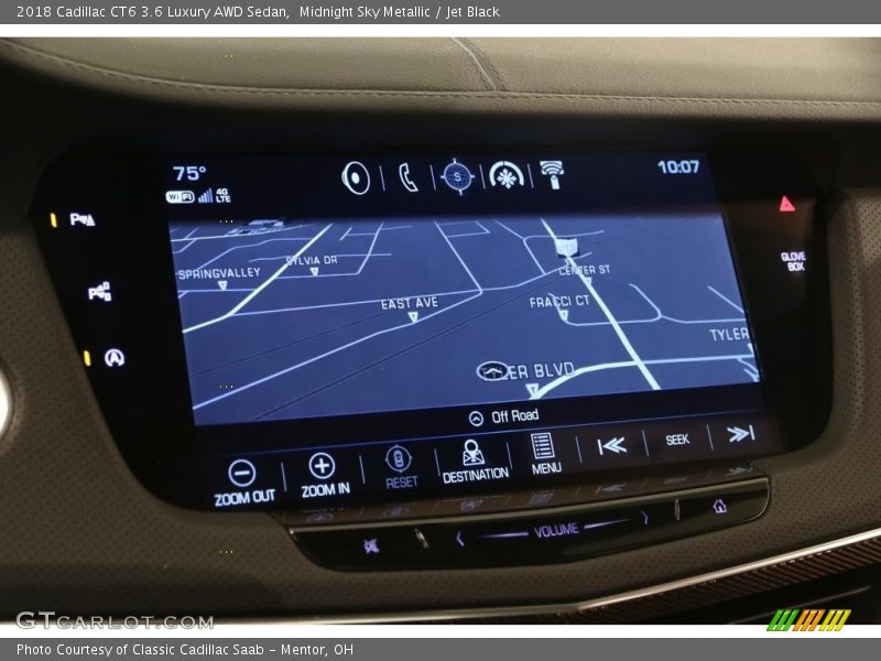 Midnight Sky Metallic / Jet Black 2018 Cadillac CT6 3.6 Luxury AWD Sedan
