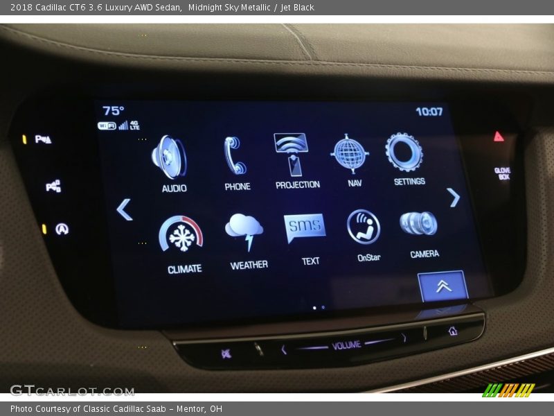 Midnight Sky Metallic / Jet Black 2018 Cadillac CT6 3.6 Luxury AWD Sedan