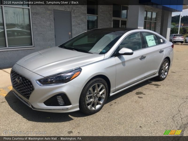 Symphony Silver / Black 2018 Hyundai Sonata Limited