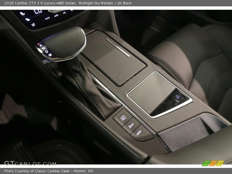 Midnight Sky Metallic / Jet Black 2018 Cadillac CT6 3.6 Luxury AWD Sedan