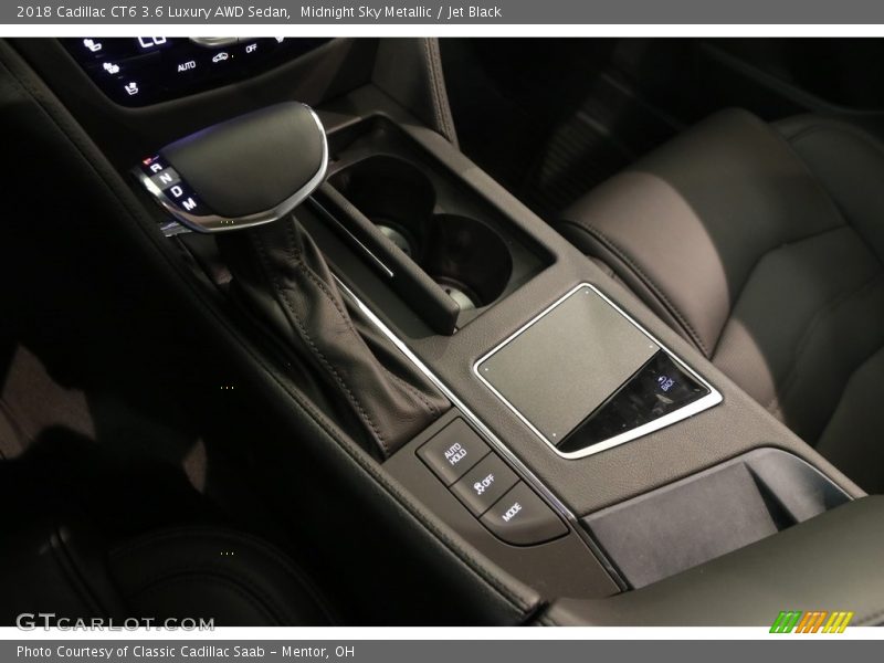 Midnight Sky Metallic / Jet Black 2018 Cadillac CT6 3.6 Luxury AWD Sedan