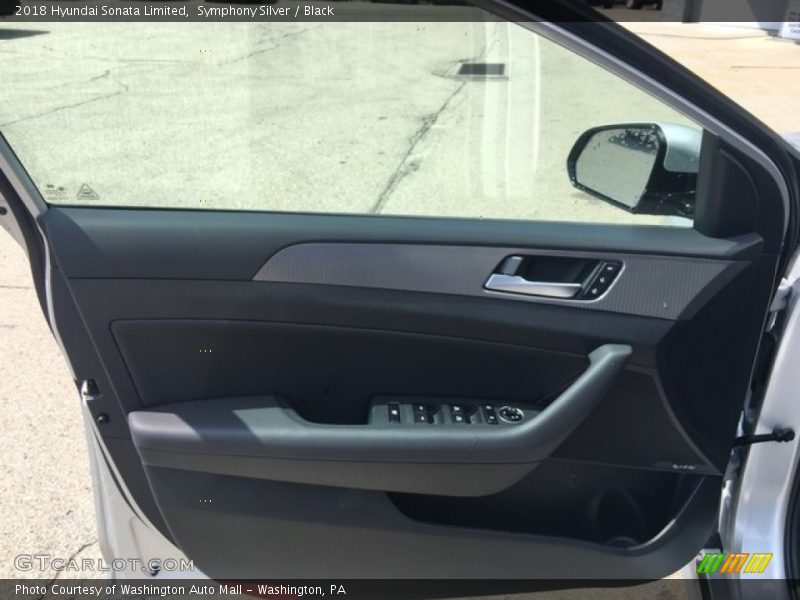 Symphony Silver / Black 2018 Hyundai Sonata Limited