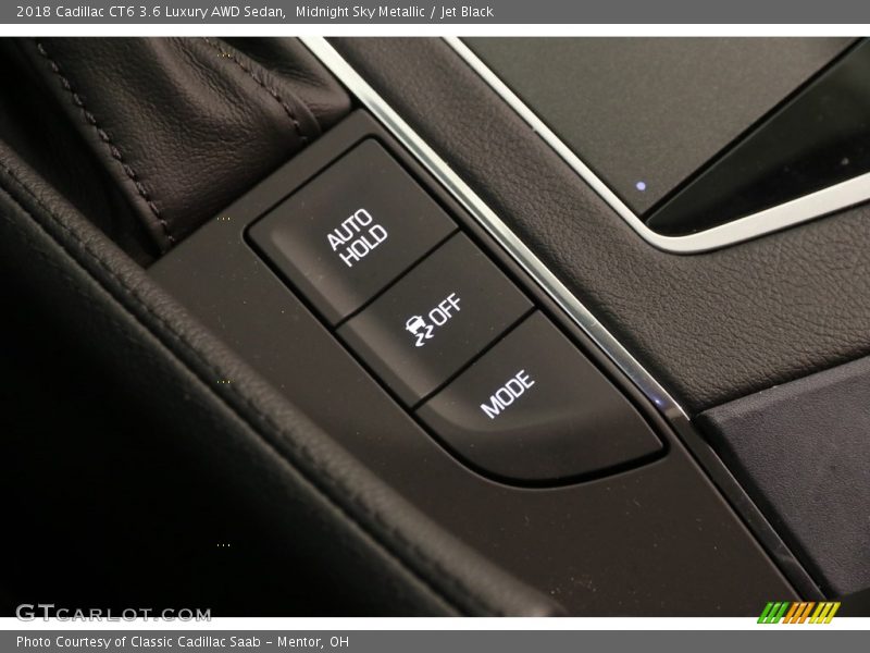 Midnight Sky Metallic / Jet Black 2018 Cadillac CT6 3.6 Luxury AWD Sedan