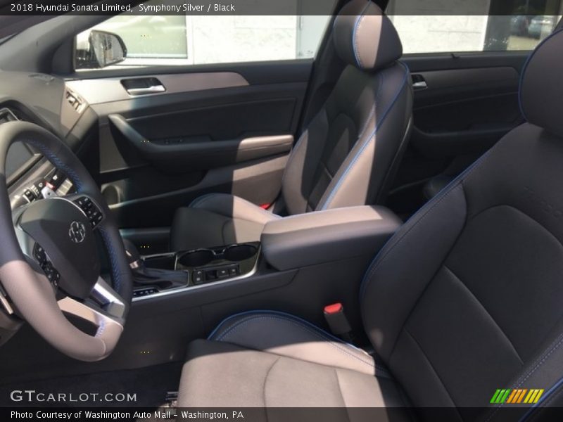 Symphony Silver / Black 2018 Hyundai Sonata Limited
