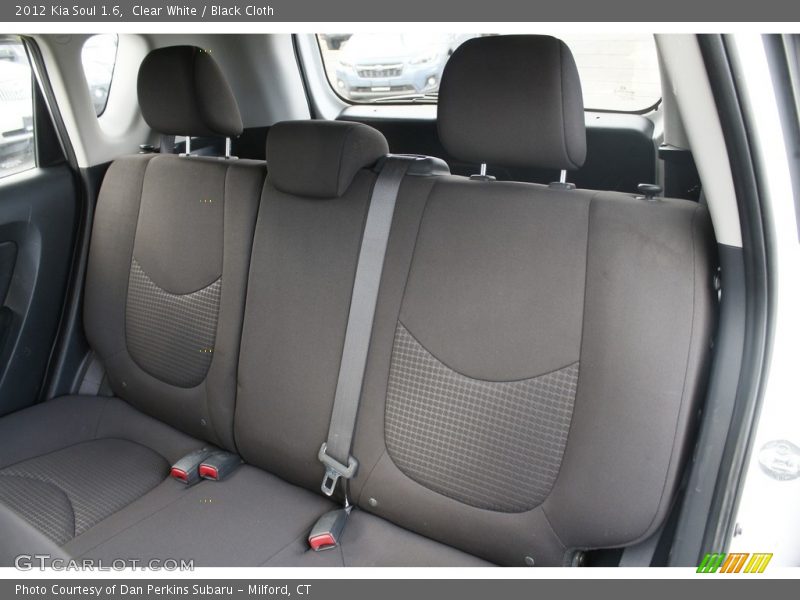 Clear White / Black Cloth 2012 Kia Soul 1.6