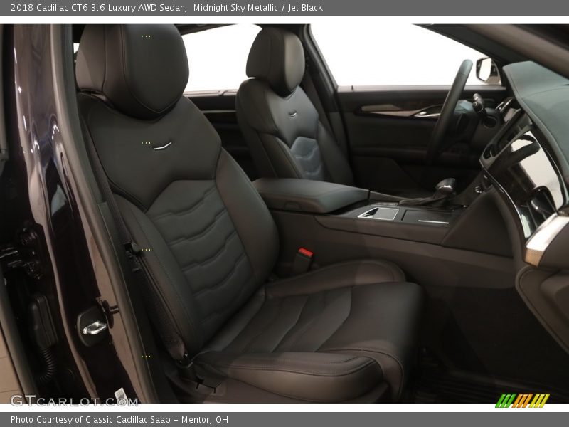 Midnight Sky Metallic / Jet Black 2018 Cadillac CT6 3.6 Luxury AWD Sedan