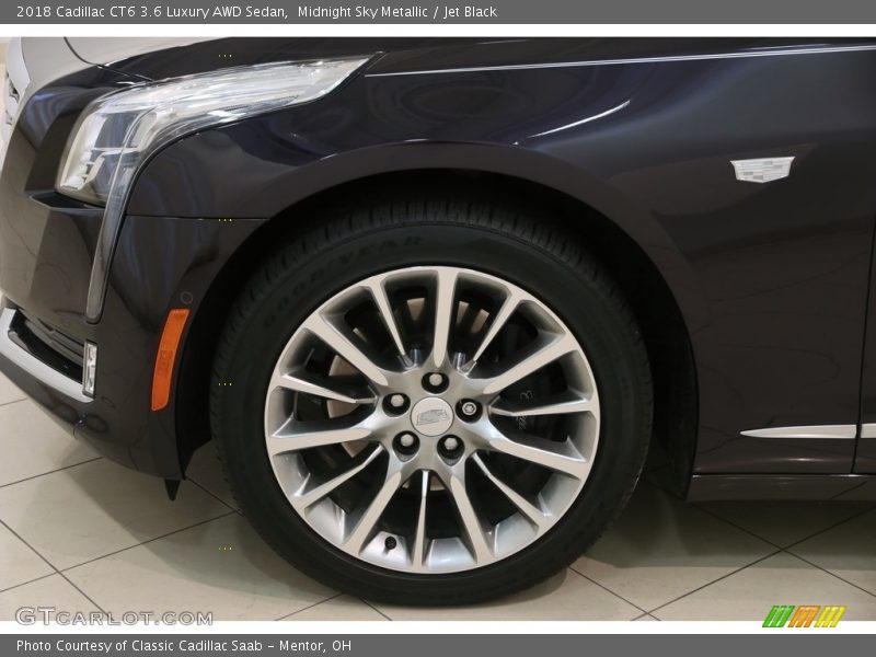 Midnight Sky Metallic / Jet Black 2018 Cadillac CT6 3.6 Luxury AWD Sedan
