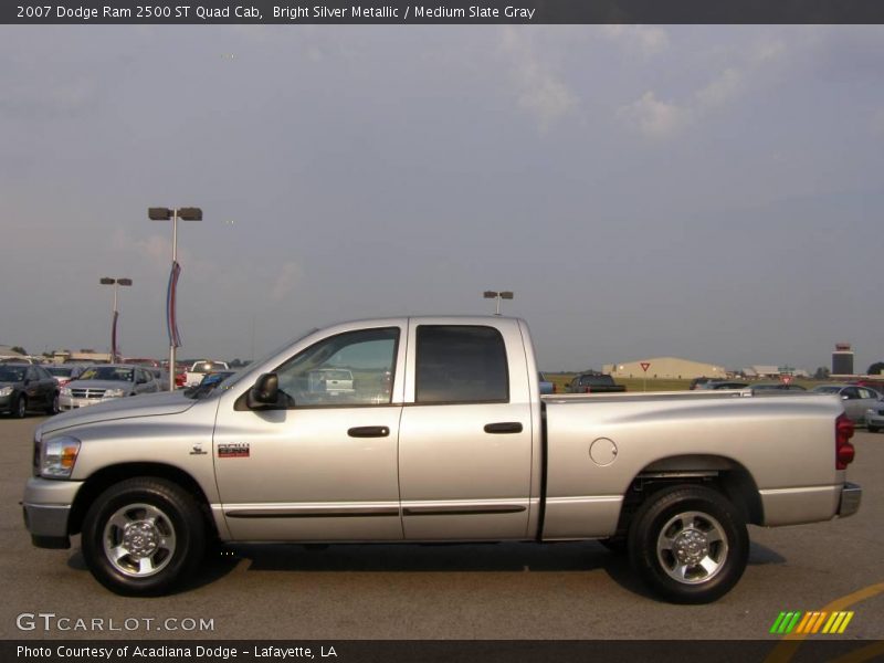 Bright Silver Metallic / Medium Slate Gray 2007 Dodge Ram 2500 ST Quad Cab