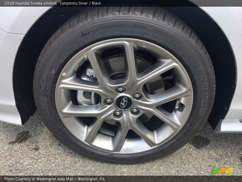 Symphony Silver / Black 2018 Hyundai Sonata Limited
