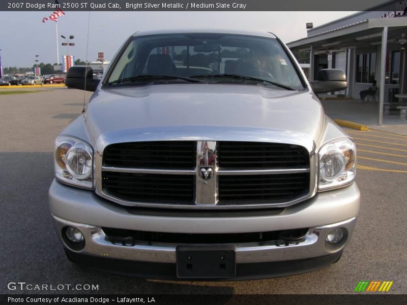 Bright Silver Metallic / Medium Slate Gray 2007 Dodge Ram 2500 ST Quad Cab