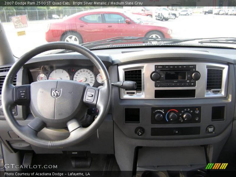 Bright Silver Metallic / Medium Slate Gray 2007 Dodge Ram 2500 ST Quad Cab