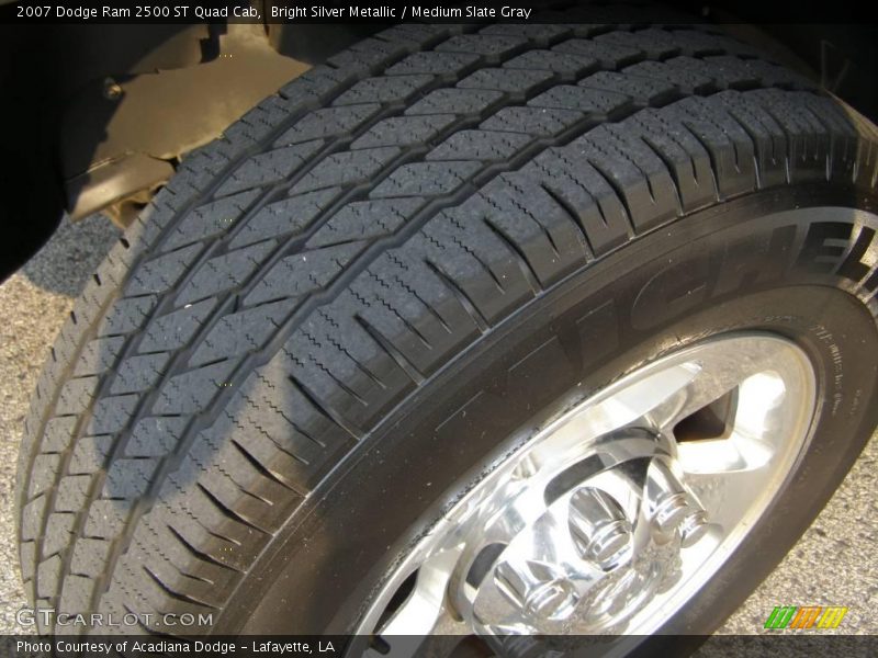 Bright Silver Metallic / Medium Slate Gray 2007 Dodge Ram 2500 ST Quad Cab