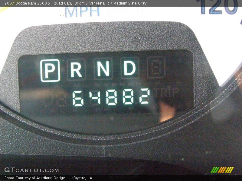 Bright Silver Metallic / Medium Slate Gray 2007 Dodge Ram 2500 ST Quad Cab