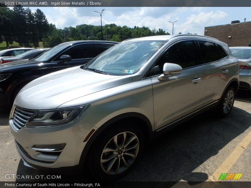 Ingot Silver Metallic / Ebony 2015 Lincoln MKC AWD