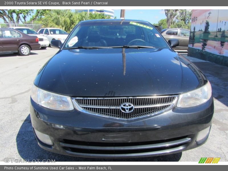Black Sand Pearl / Charcoal 2000 Toyota Solara SE V6 Coupe
