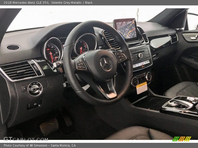 Selenite Grey Metallic / Black 2018 Mercedes-Benz GLE 350