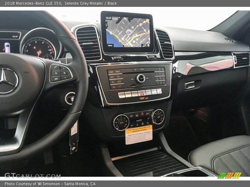 Selenite Grey Metallic / Black 2018 Mercedes-Benz GLE 350