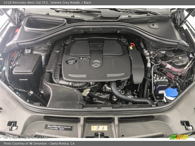 Selenite Grey Metallic / Black 2018 Mercedes-Benz GLE 350