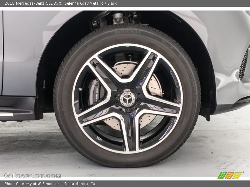 Selenite Grey Metallic / Black 2018 Mercedes-Benz GLE 350