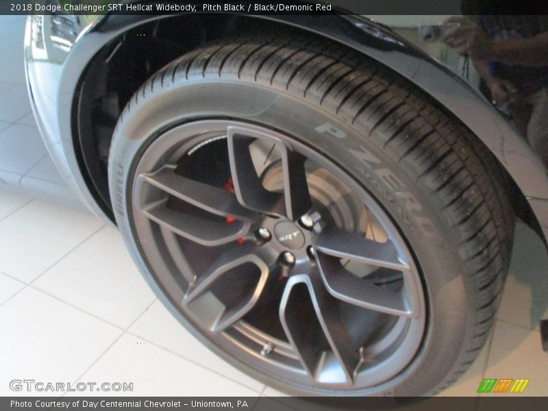 Pitch Black / Black/Demonic Red 2018 Dodge Challenger SRT Hellcat Widebody