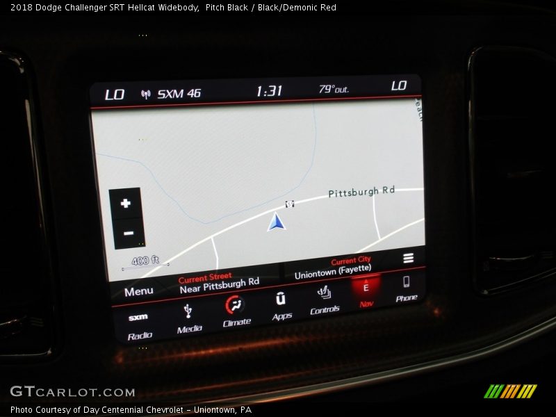 Pitch Black / Black/Demonic Red 2018 Dodge Challenger SRT Hellcat Widebody