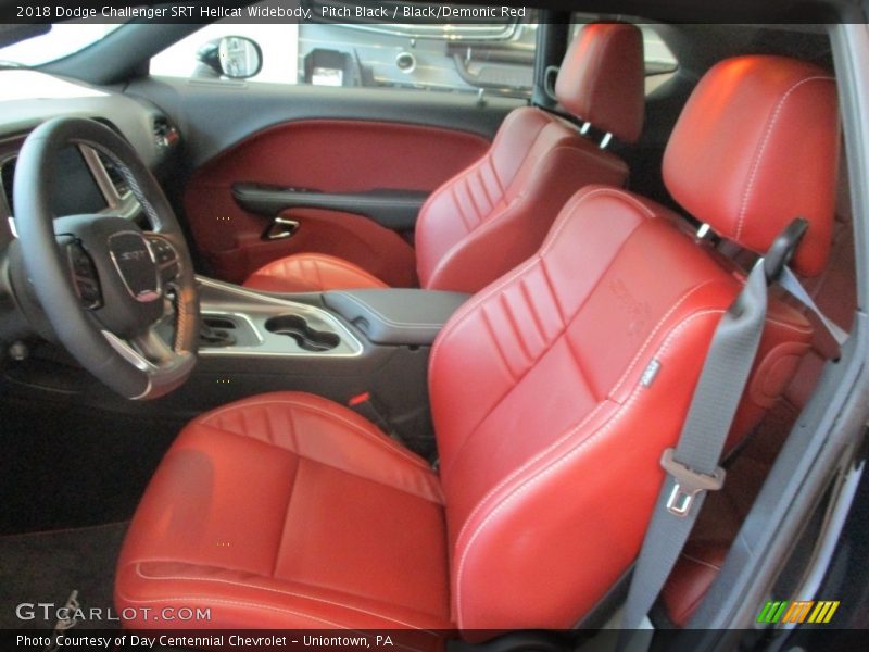  2018 Challenger SRT Hellcat Widebody Black/Demonic Red Interior