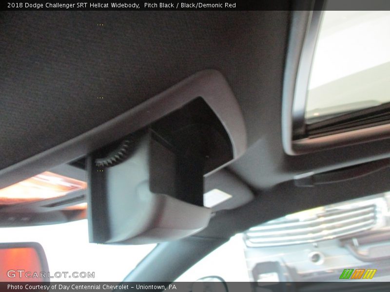 Pitch Black / Black/Demonic Red 2018 Dodge Challenger SRT Hellcat Widebody