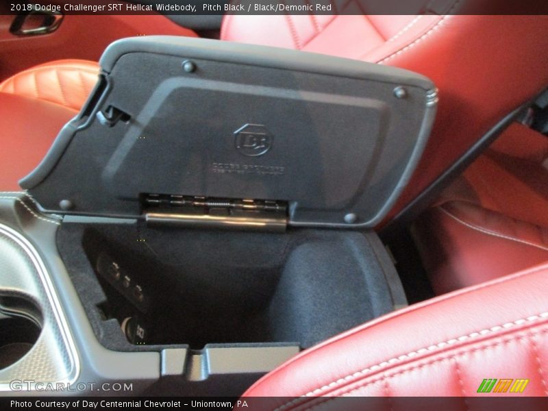 Pitch Black / Black/Demonic Red 2018 Dodge Challenger SRT Hellcat Widebody