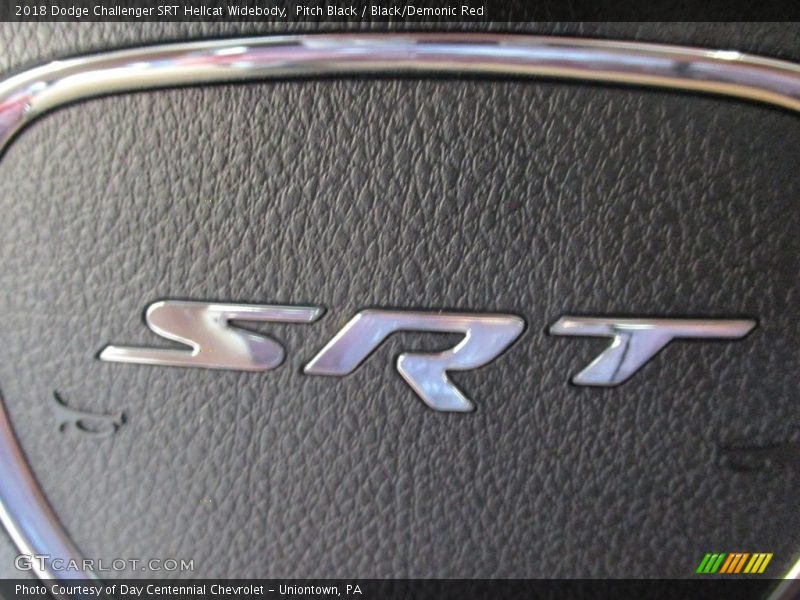 Pitch Black / Black/Demonic Red 2018 Dodge Challenger SRT Hellcat Widebody