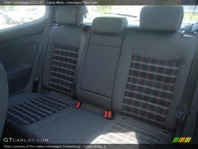 Candy White / Interlagos Plaid Cloth 2006 Volkswagen GTI 2.0T