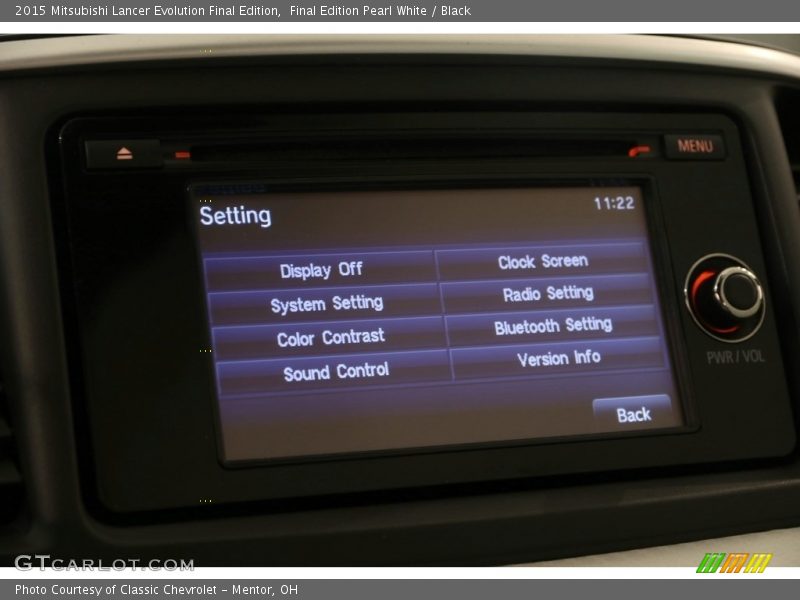 Final Edition Pearl White / Black 2015 Mitsubishi Lancer Evolution Final Edition