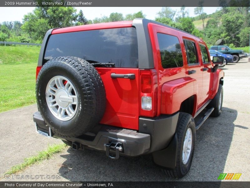 Victory Red / Ebony/Pewter 2009 Hummer H3