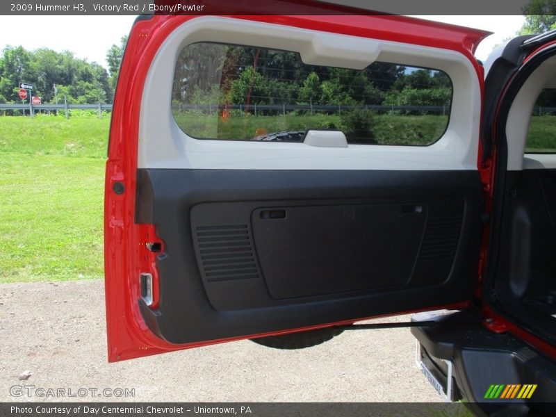 Victory Red / Ebony/Pewter 2009 Hummer H3