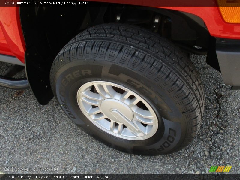 Victory Red / Ebony/Pewter 2009 Hummer H3