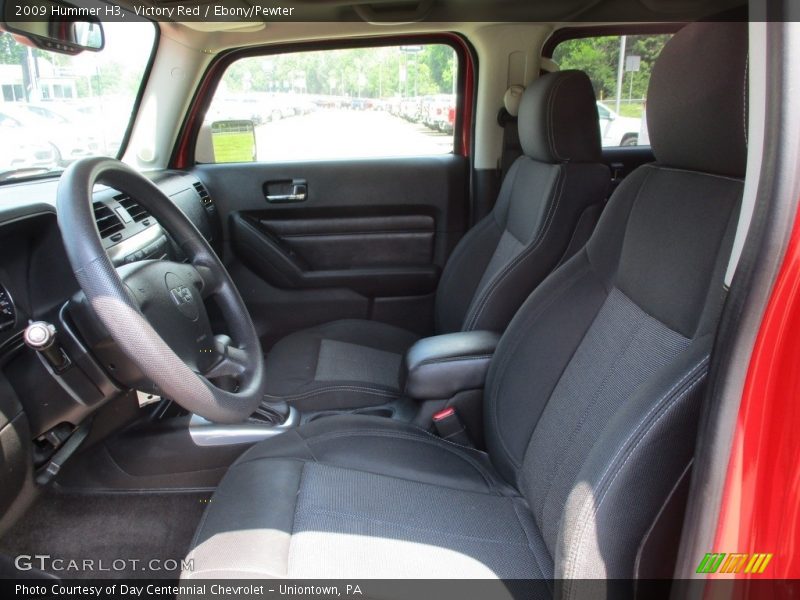 Victory Red / Ebony/Pewter 2009 Hummer H3