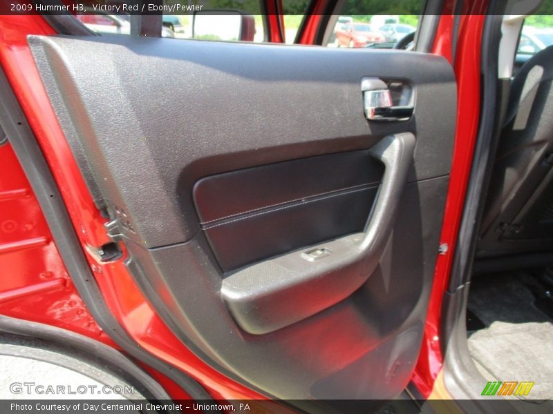 Victory Red / Ebony/Pewter 2009 Hummer H3